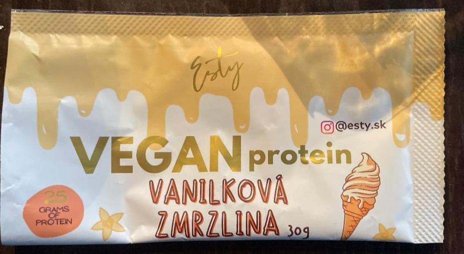 Fotografie - Vegan protein vanilková zmrzlina Esty