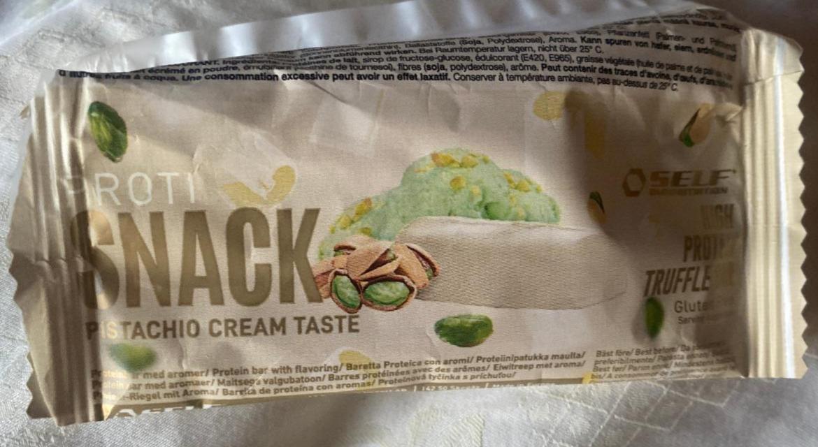 Fotografie - Proti snack pistachio cream taste high protein truffle bar SELF