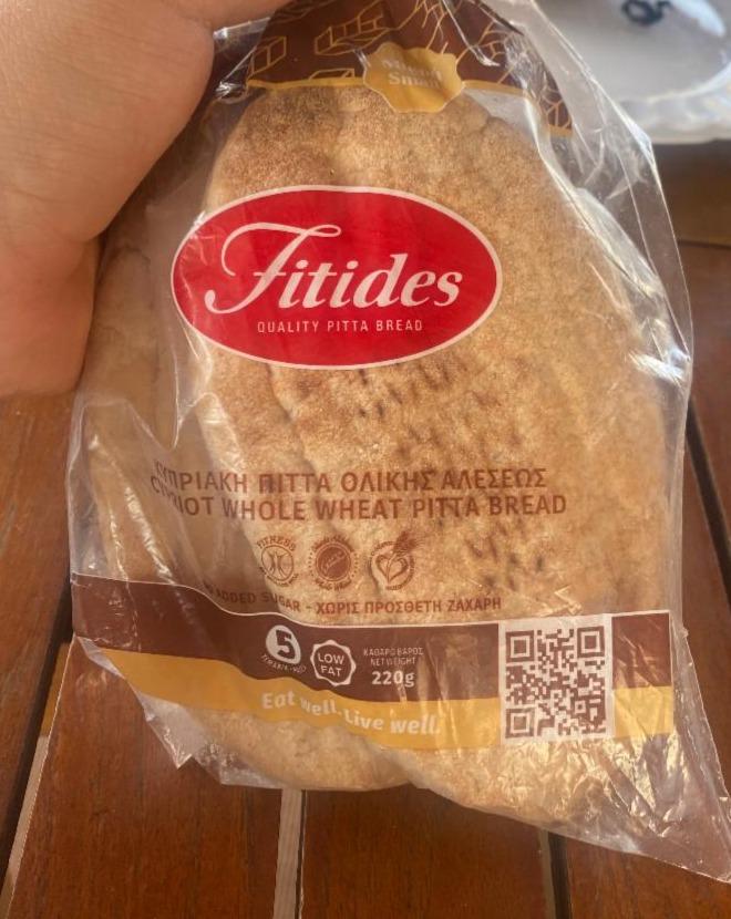 Fotografie - Whole wheat pitta bread Fitides