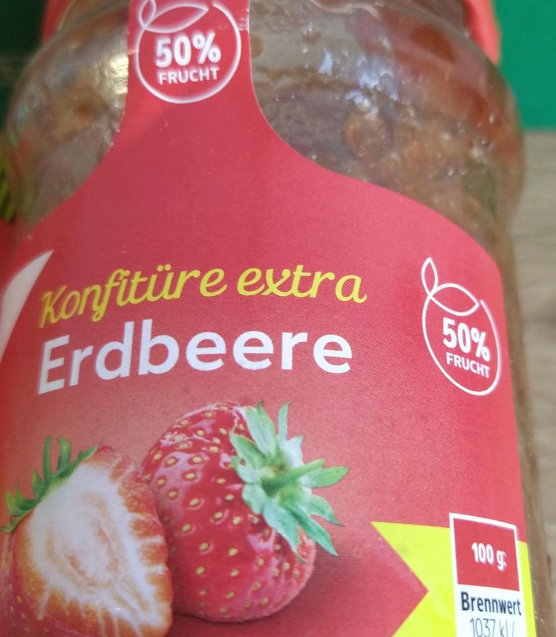 Fotografie - Konfitüre extra Erdbeere K-Classic