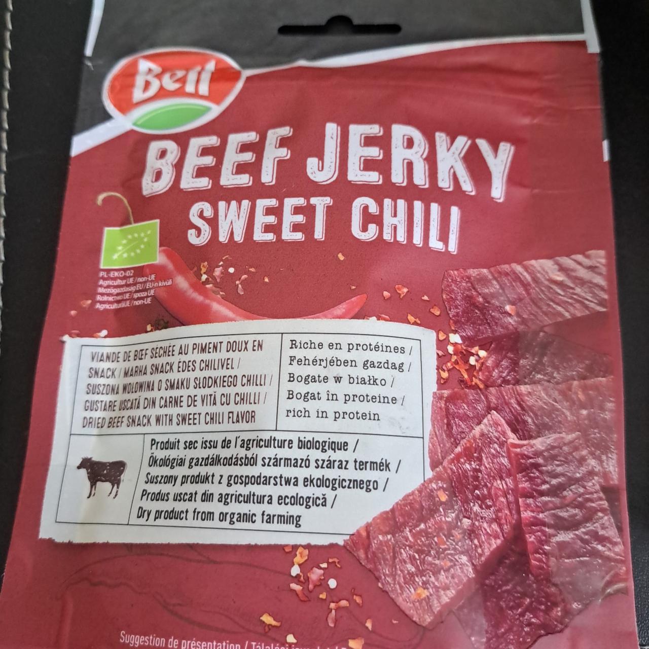 Fotografie - Beef Jerky Sweet chili Bell