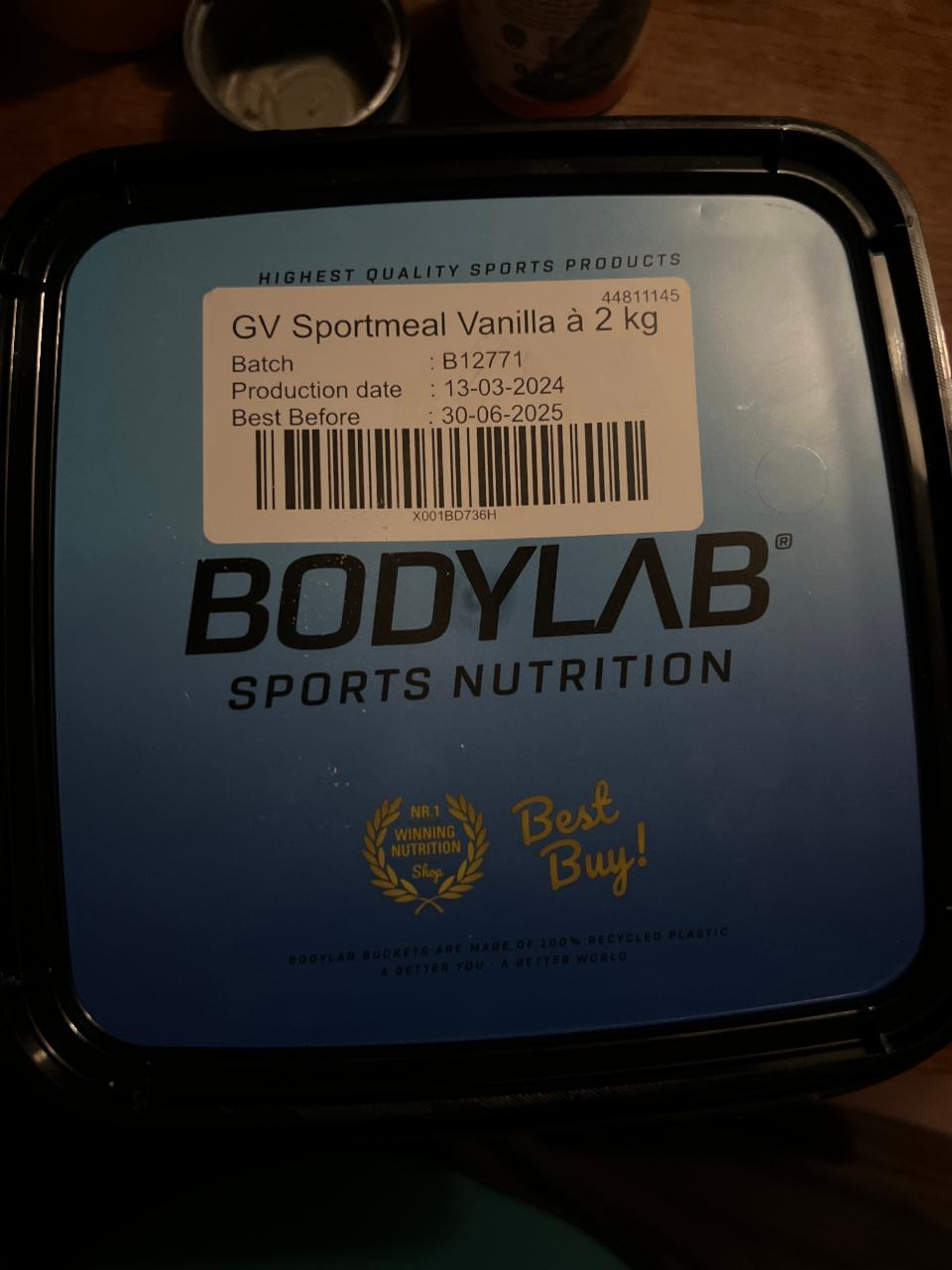 Fotografie - GV sportmeal vanilla Bodylab