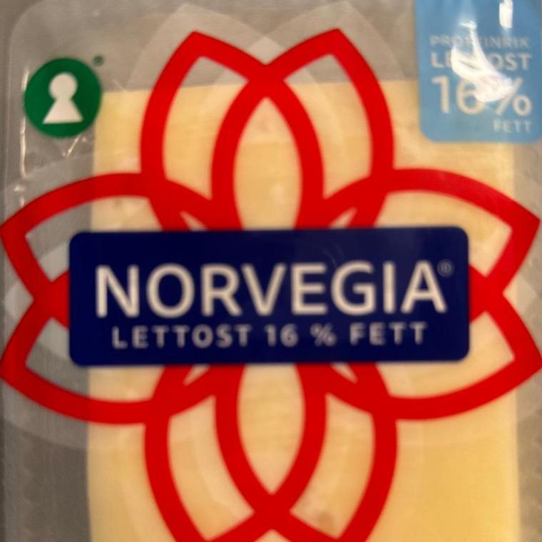 Fotografie - Norvegia Lettost 16% fett Tine