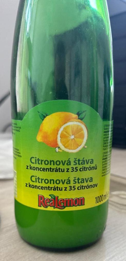 Fotografie - Citronová šťáva z koncentrátu z 35 citronů ReaLemon