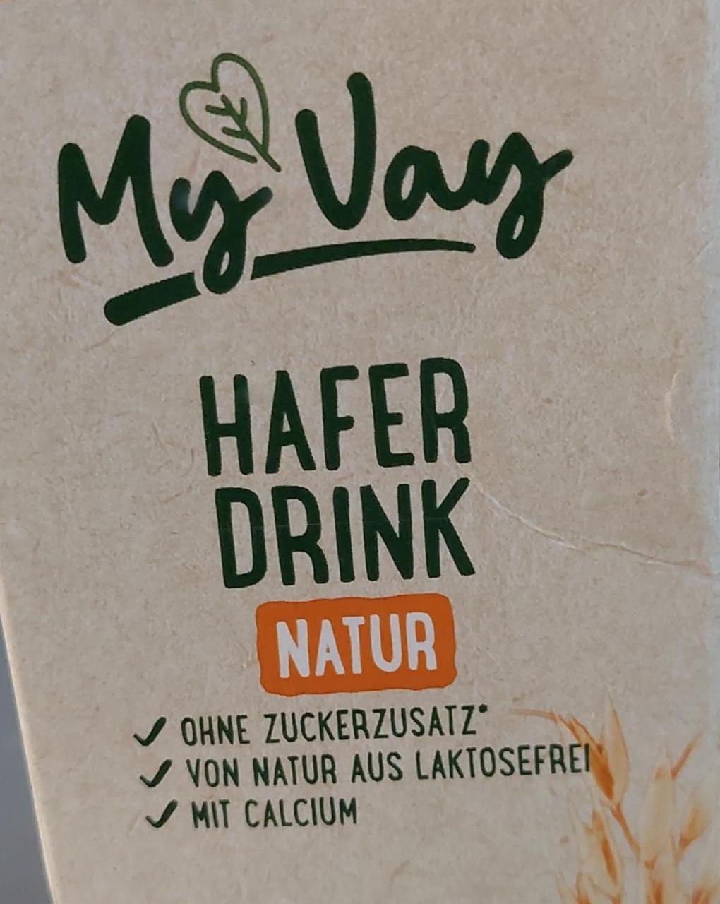 Fotografie - Hafer drink natur My Vay