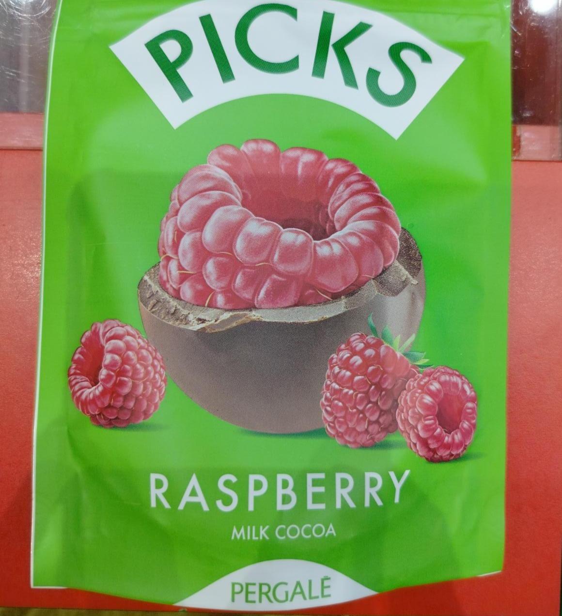 Fotografie - Raspberry milk cocoa Picks