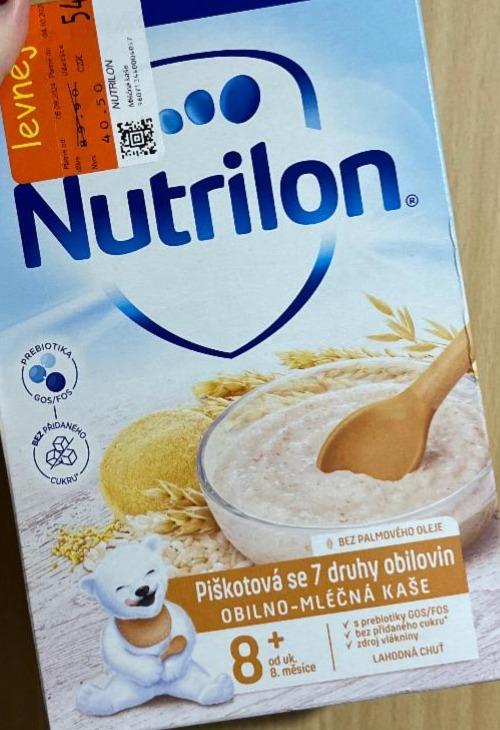 Fotografie - Obilno-mléčná kaše piškotová se 7 druhy obilovin Nutrilon