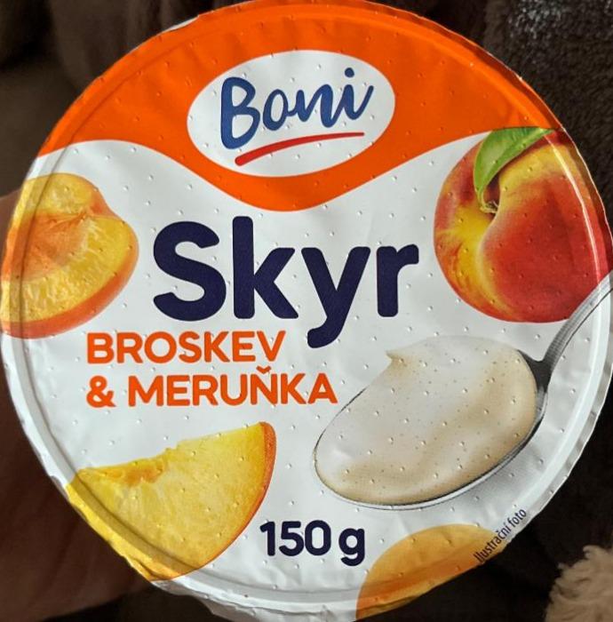 Fotografie - Skyr broskev & meruňka Boni