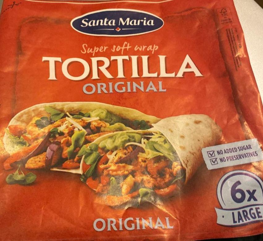 Fotografie - Tortilla original super soft wrap Santa Maria