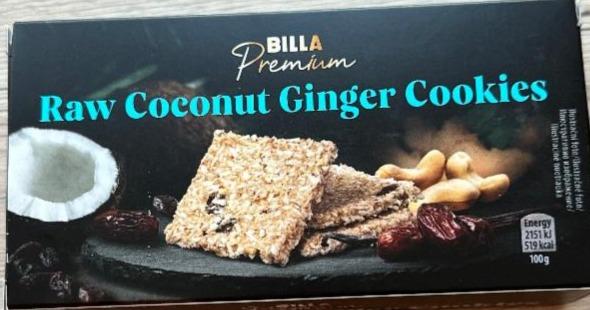 Fotografie - Raw coconut ginger cookies Billa Premium