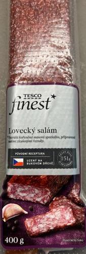 Fotografie - Lovecký salám Tesco finest