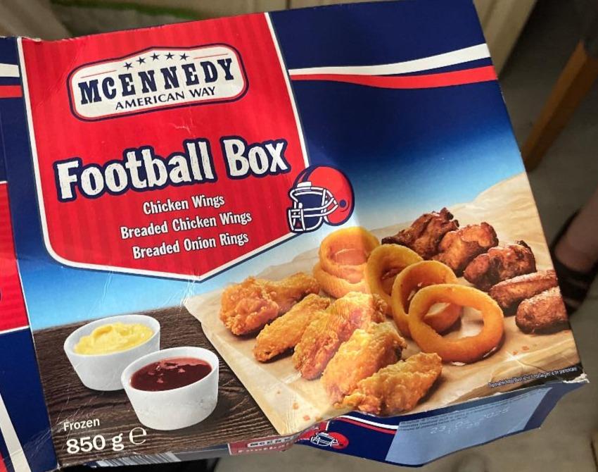 Fotografie - Football box marinovaná kuřecí křídla McEnnedy American Way