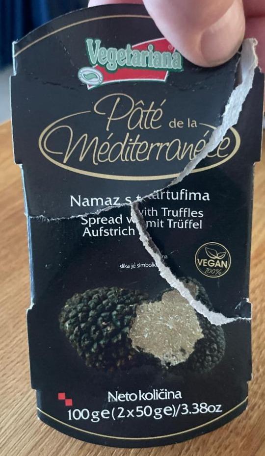 Fotografie - Pâté de la Méditerranée namaz s tartufima Vegetariana