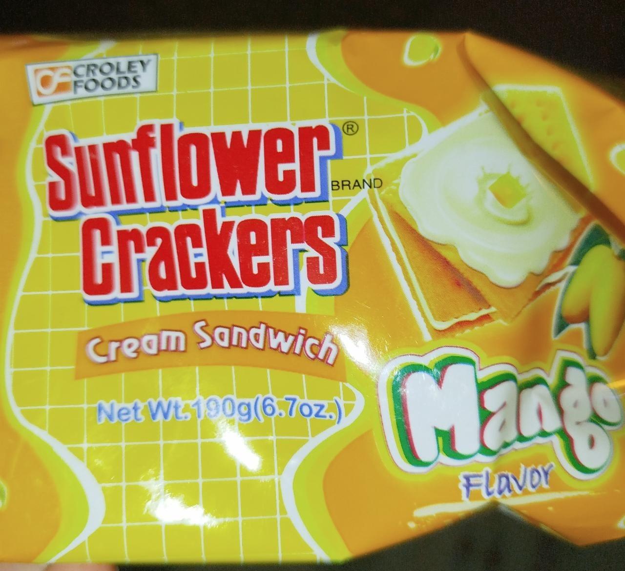 Fotografie - Sunflower Crackers Mango Cream Sandwich