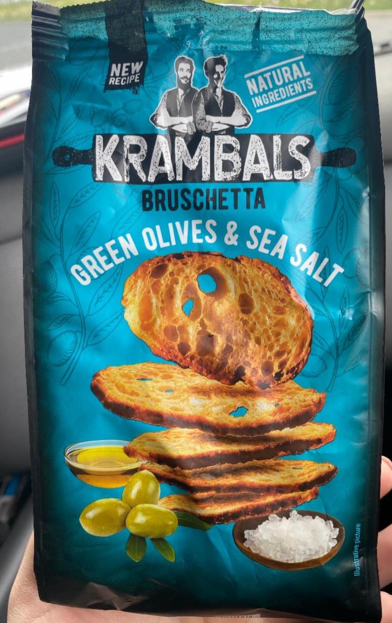 Fotografie - Bruschetta green olives & sea salt Krambals