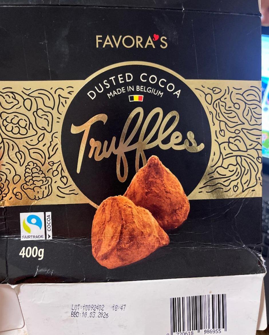 Fotografie - Truffles dusted cocoa Favora's