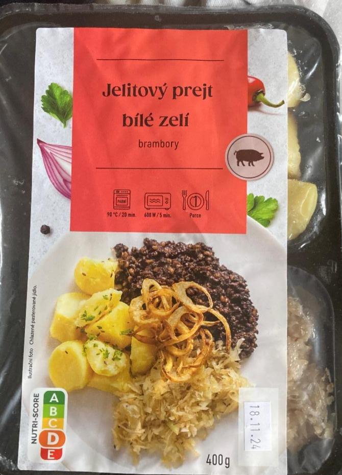 Fotografie - Jelitový prejt, bílé zelí, brambory Lidl