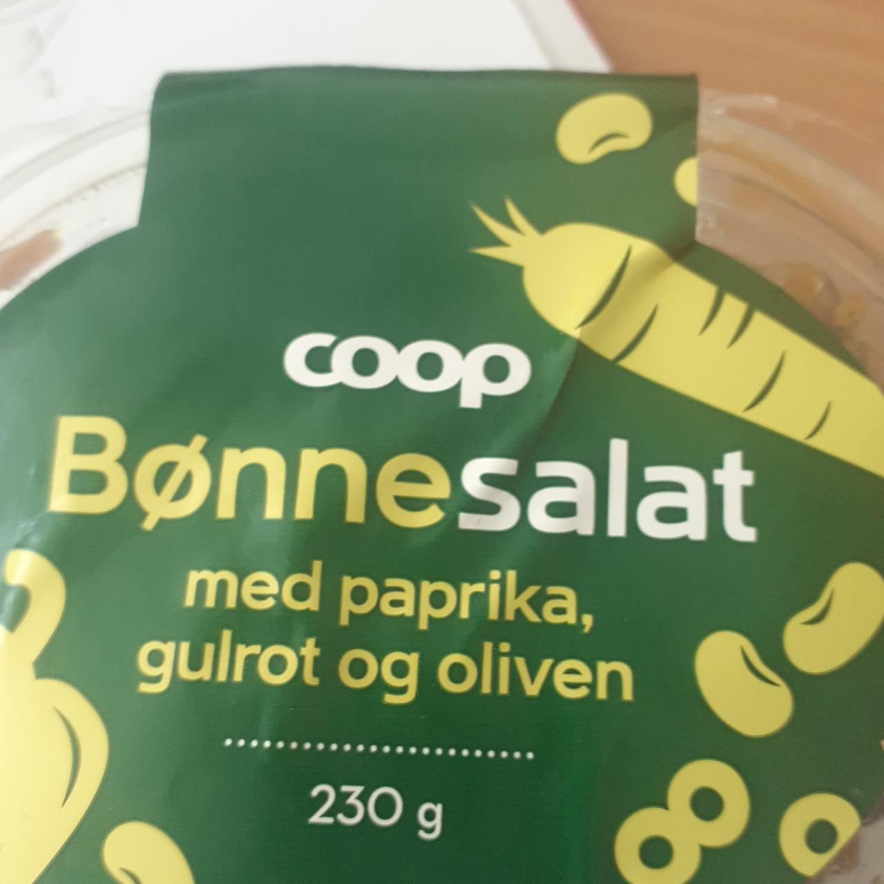 Fotografie - Bønnesalat med paprika, gulrot og oliven Coop