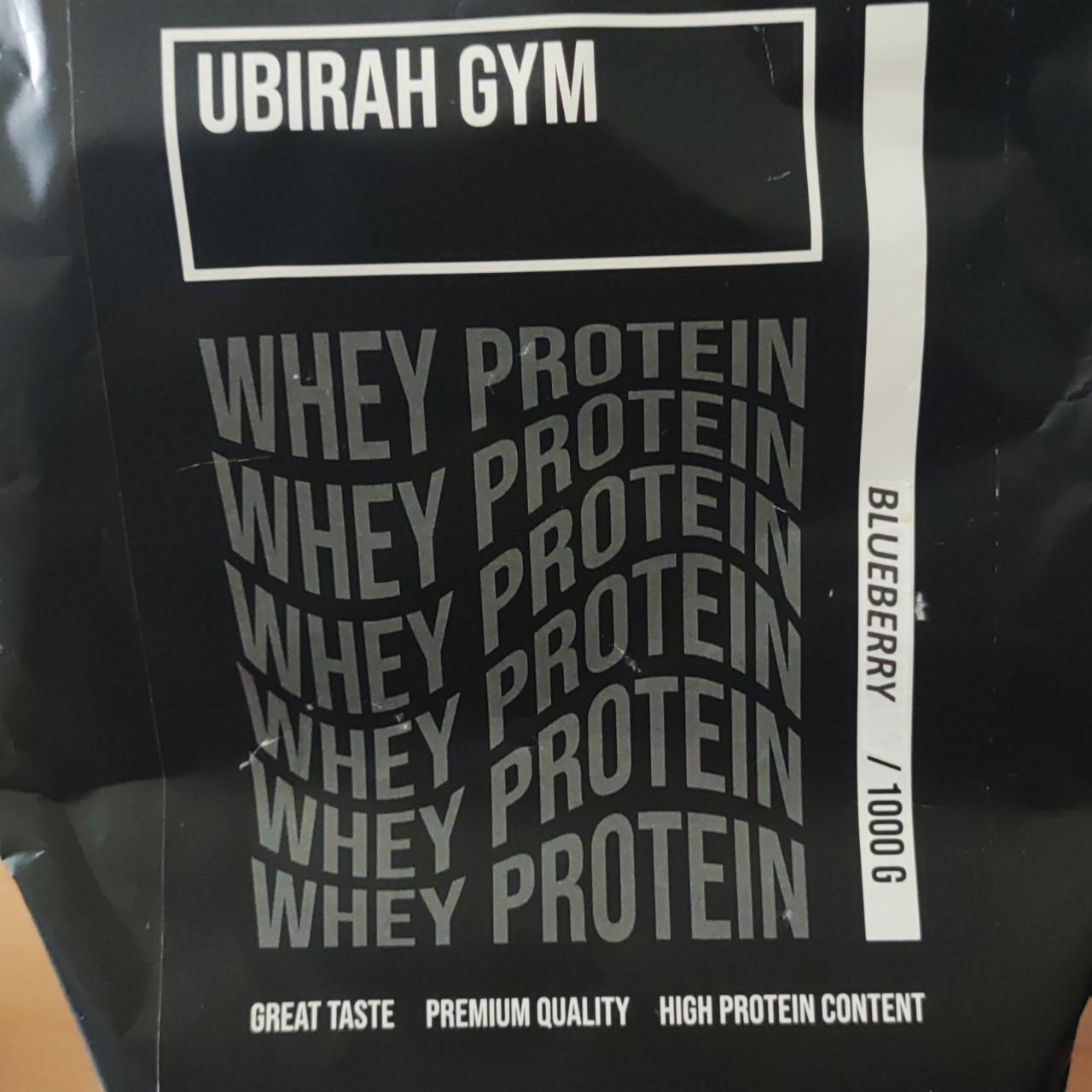 Fotografie - Whey protein blueberry Ubirah Gym