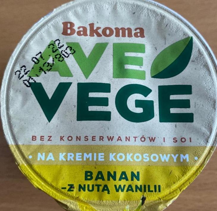 Fotografie - Ave vege - Banana Vanilla