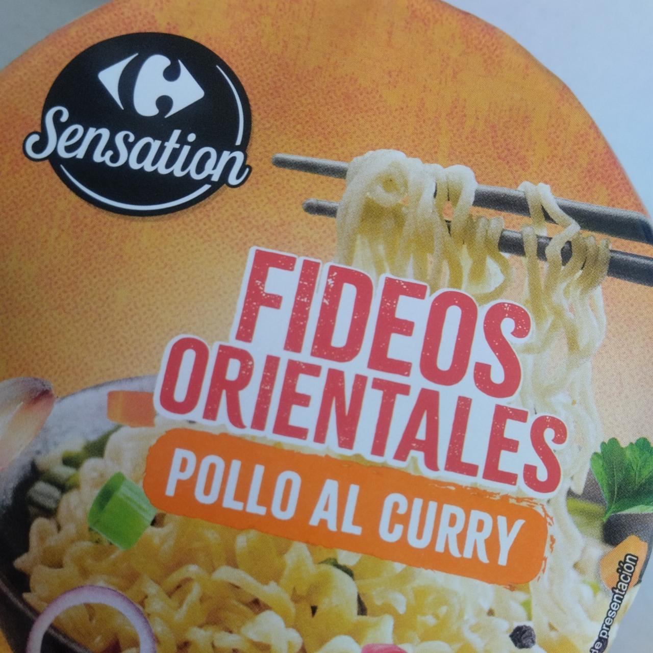 Fotografie - Fideos orientales pollo al curry Sensation