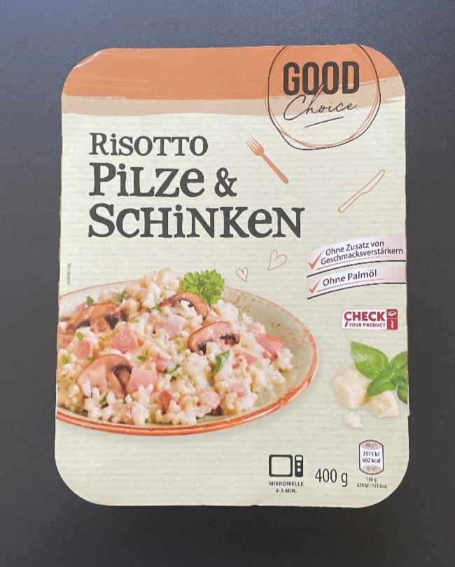 Fotografie - Risotto pilze & schinken Good choice