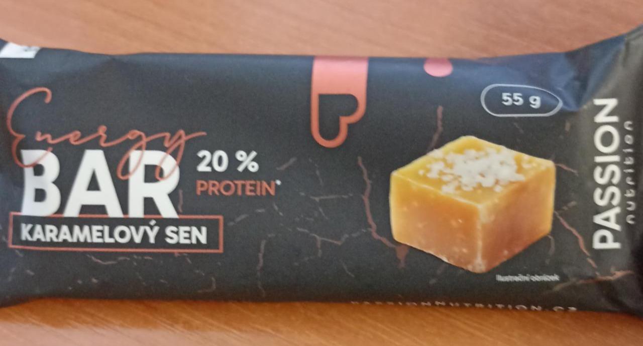 Fotografie - Energy protein bar karamelový sen Passion Nutrition