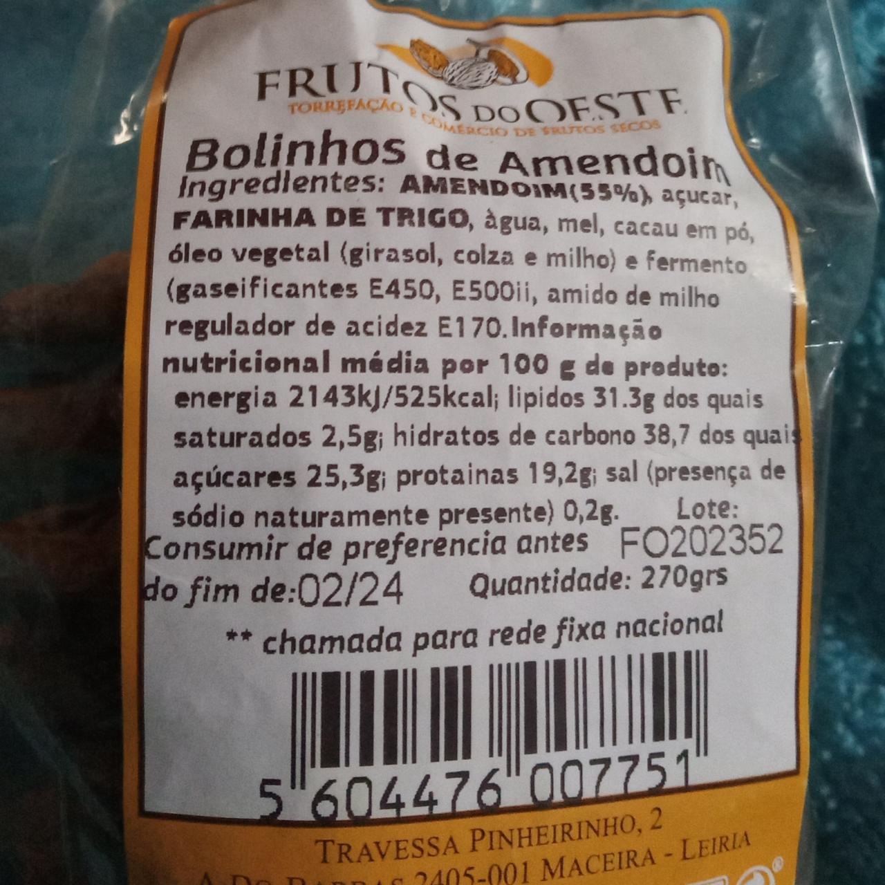 Fotografie - Bolinhos de Amendoim Frutos do Oeste