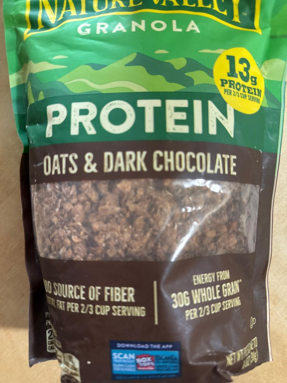 Fotografie - Protein oats & dark chocolate Nature Valley