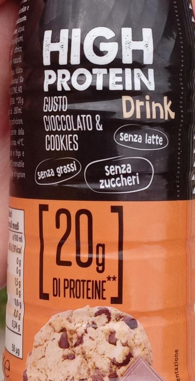 Fotografie - High protein drink gusto coccolato & cookies Lidl