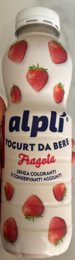 Fotografie - Yogurt da bere fragola Alplí