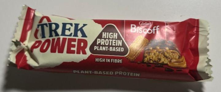 Fotografie - High protein vegan bar with lotus Biscoff Trek Power