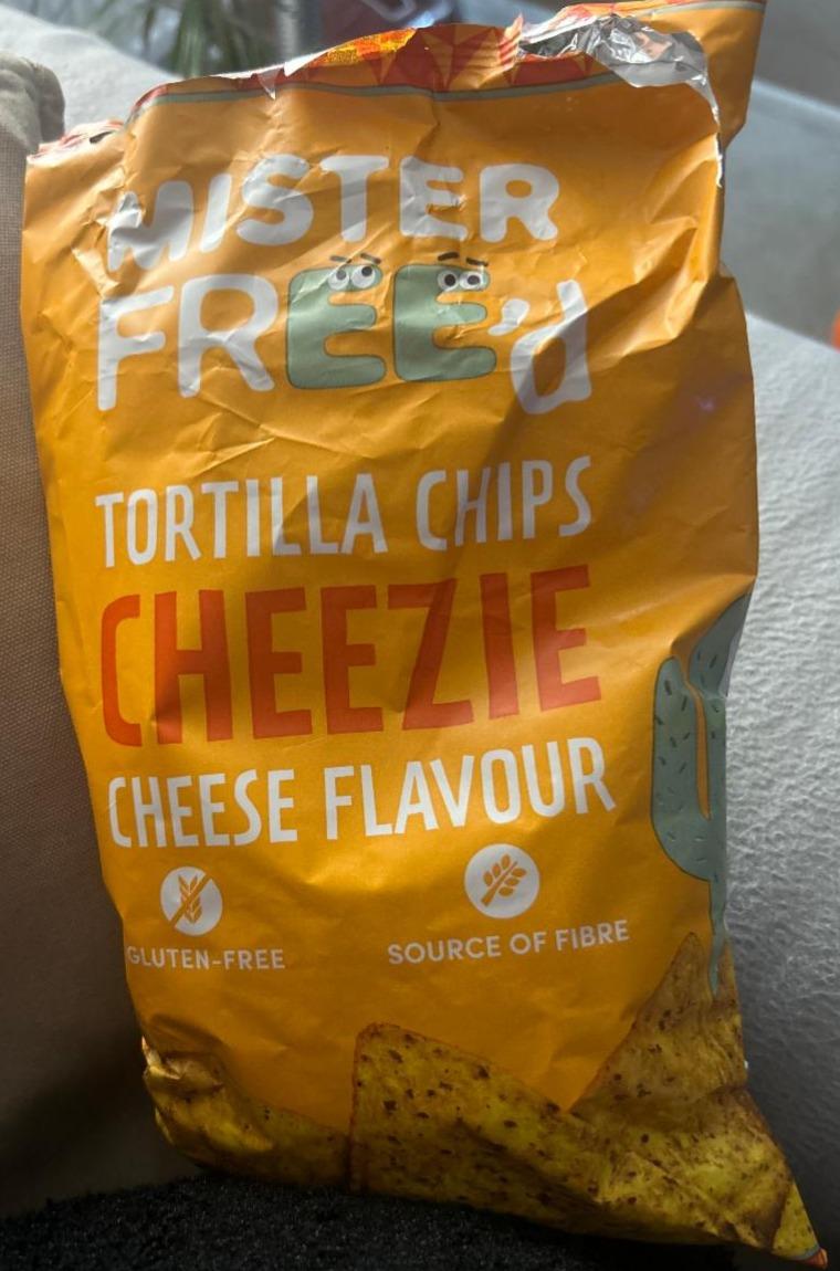 Fotografie - Tortilla chips cheezie cheese flavour Mister Free'd