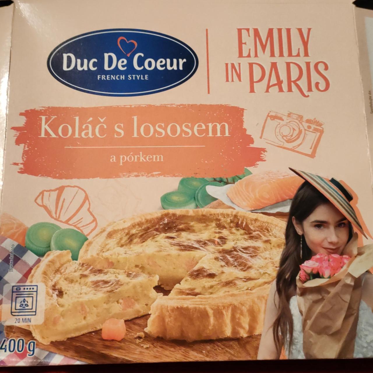 Fotografie - Koláč s lososem a pórkem emily in paris Duc De Coeur