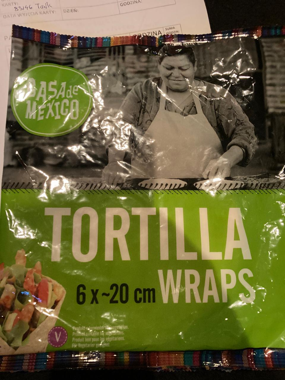 Fotografie - Tortilla wraps Casa de Mexico