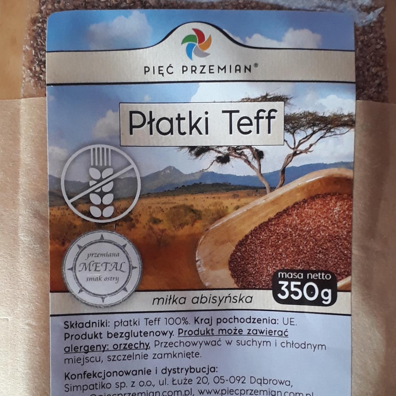 Fotografie - Płatki teff Pięć Przemian