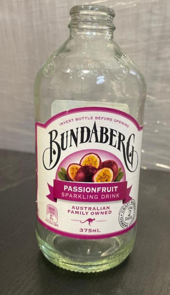 Fotografie - Passionfruit sparkling drink Bundaberg