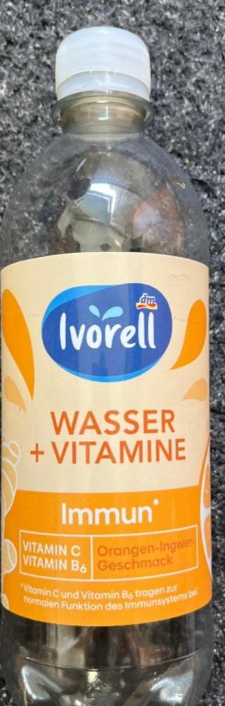 Fotografie - Wasser + vitamine immun*pomeranč zázvor Ivorell