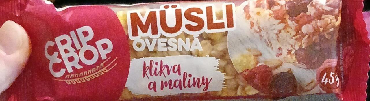 Fotografie - Müsli ovesná klikva a maliny Crip Crop