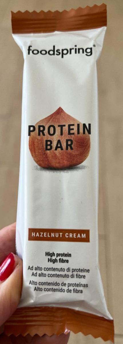 Fotografie - Protein bar hazelnut cream Foodspring