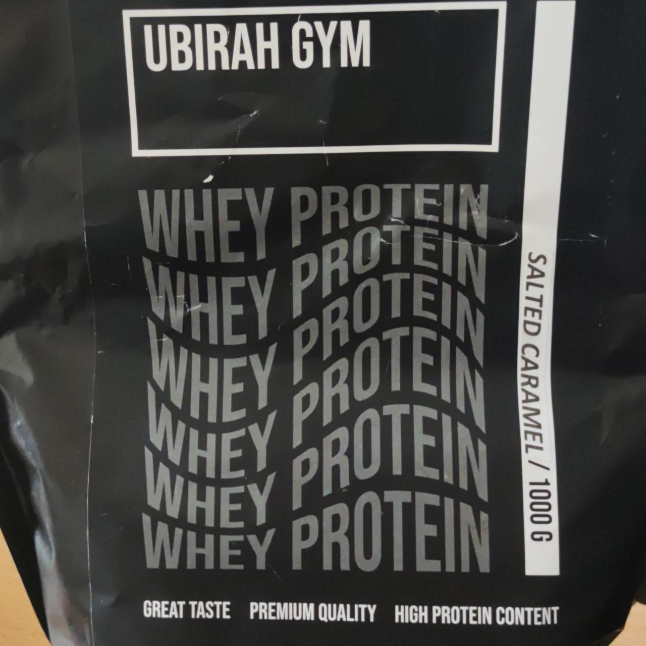 Fotografie - Whey protein salted caramel Ubirah Gym