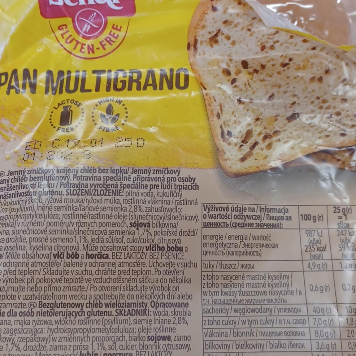 Fotografie - Gluten free Pan Multigrano Schär