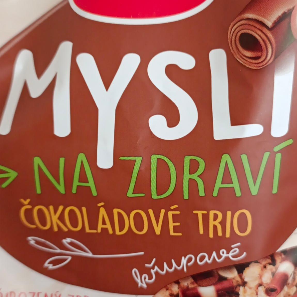 Fotografie - Mysli na zdraví křupavé čokoládové trio Emco