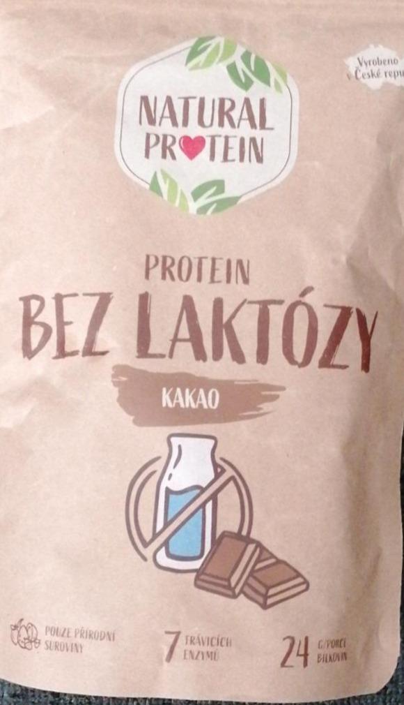 Fotografie - Protein bez laktózy kakao Natural protein