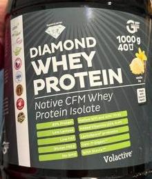 Fotografie - Diamond whey protein vanilla ice GF Nutrition