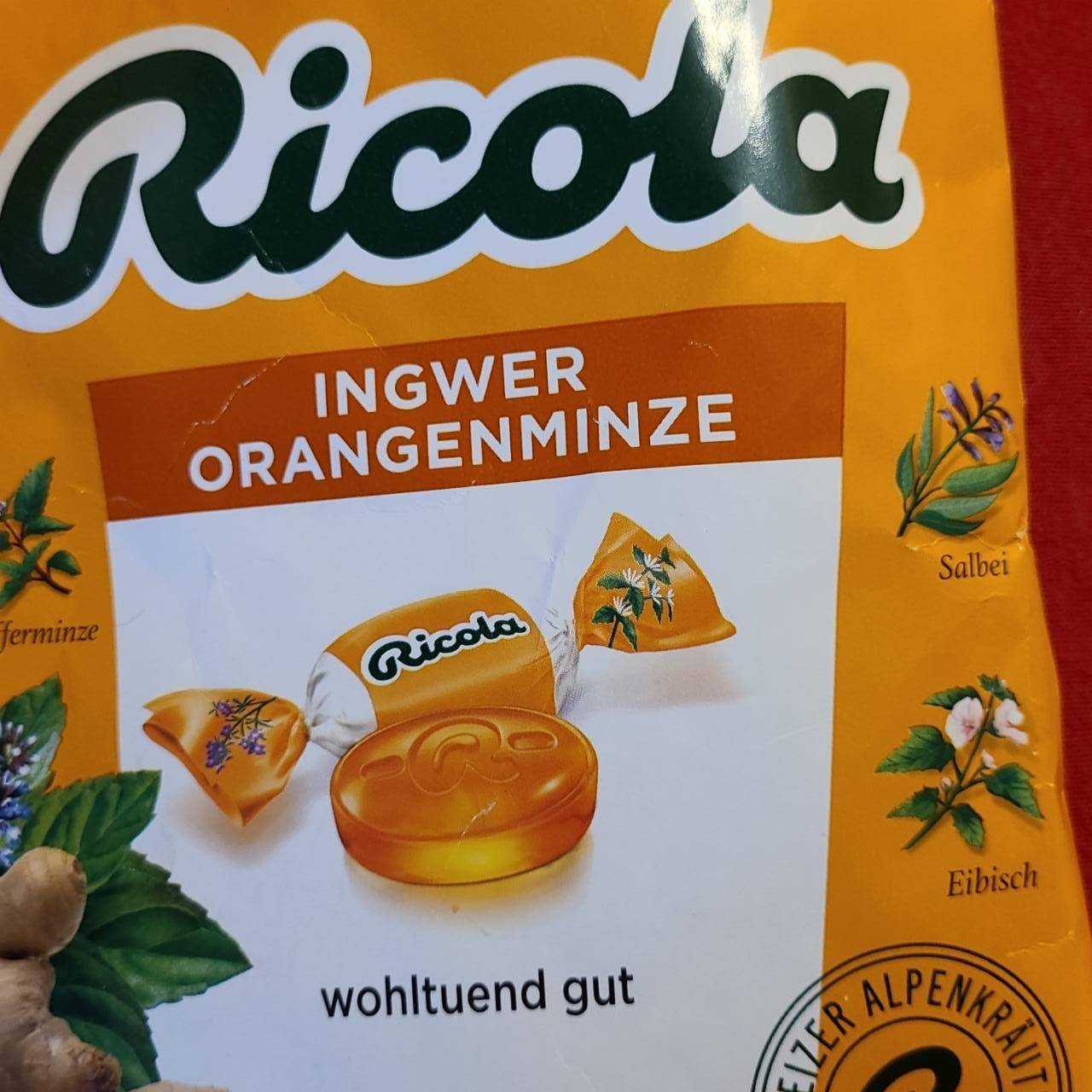 Fotografie - Ingwer orangenminze Ricola