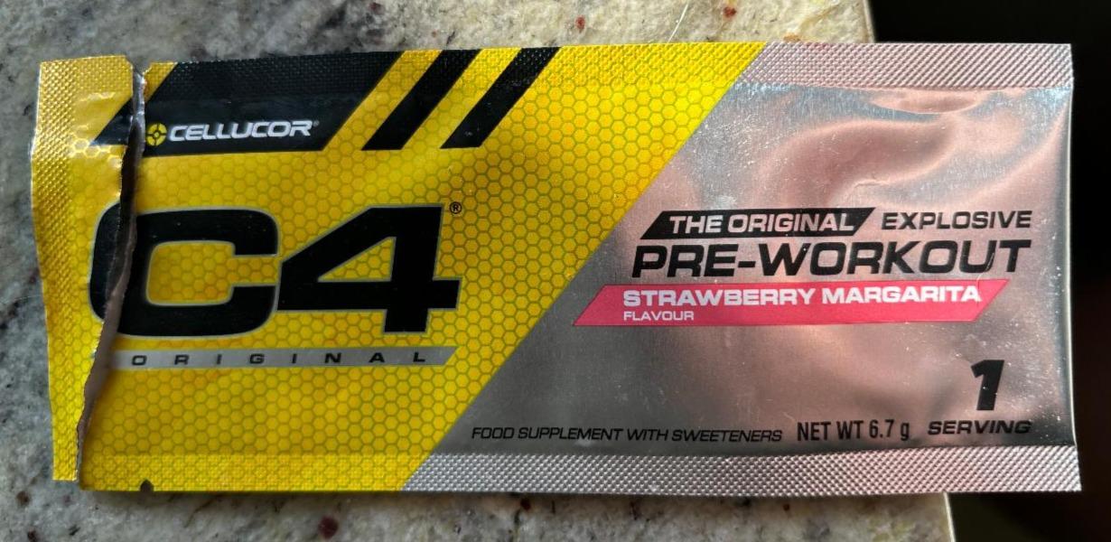 Fotografie - C4 pre-workout strawberry margarita Cellucor