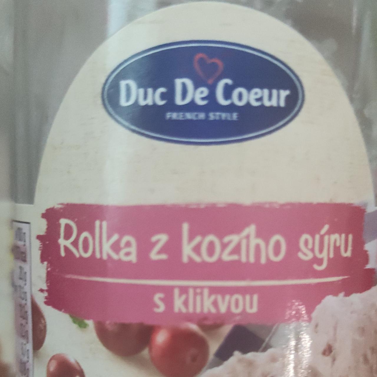 Fotografie - Rolka z kozího sýru s klikvou Duc De Coeur