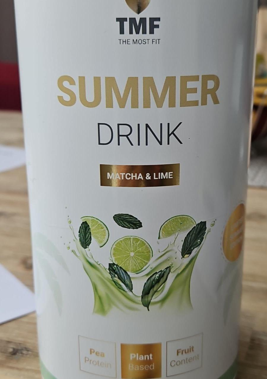 Fotografie - Summer drink matcha & lime TMF