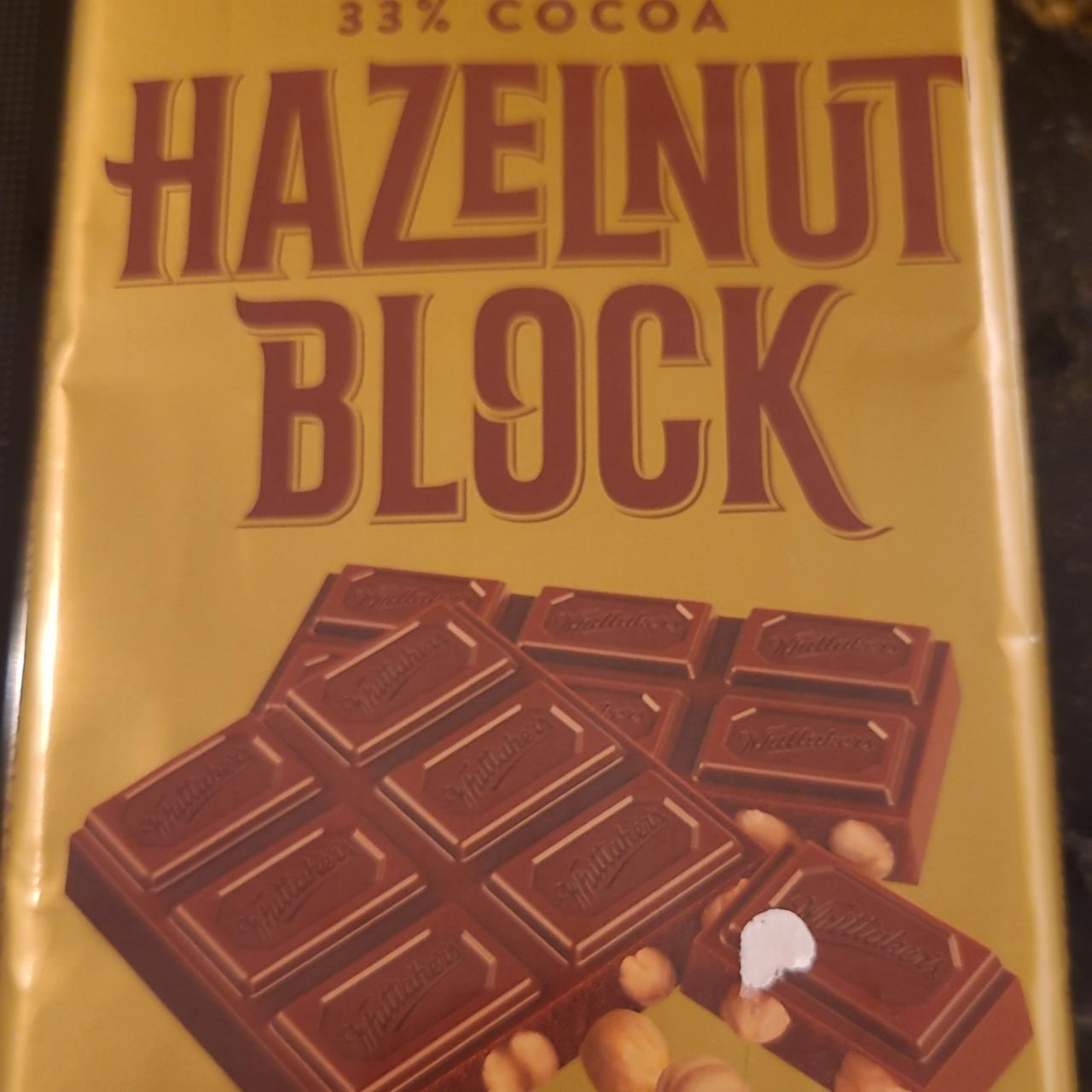 Fotografie - Hazelnut block 33% cocoa Whittaker's